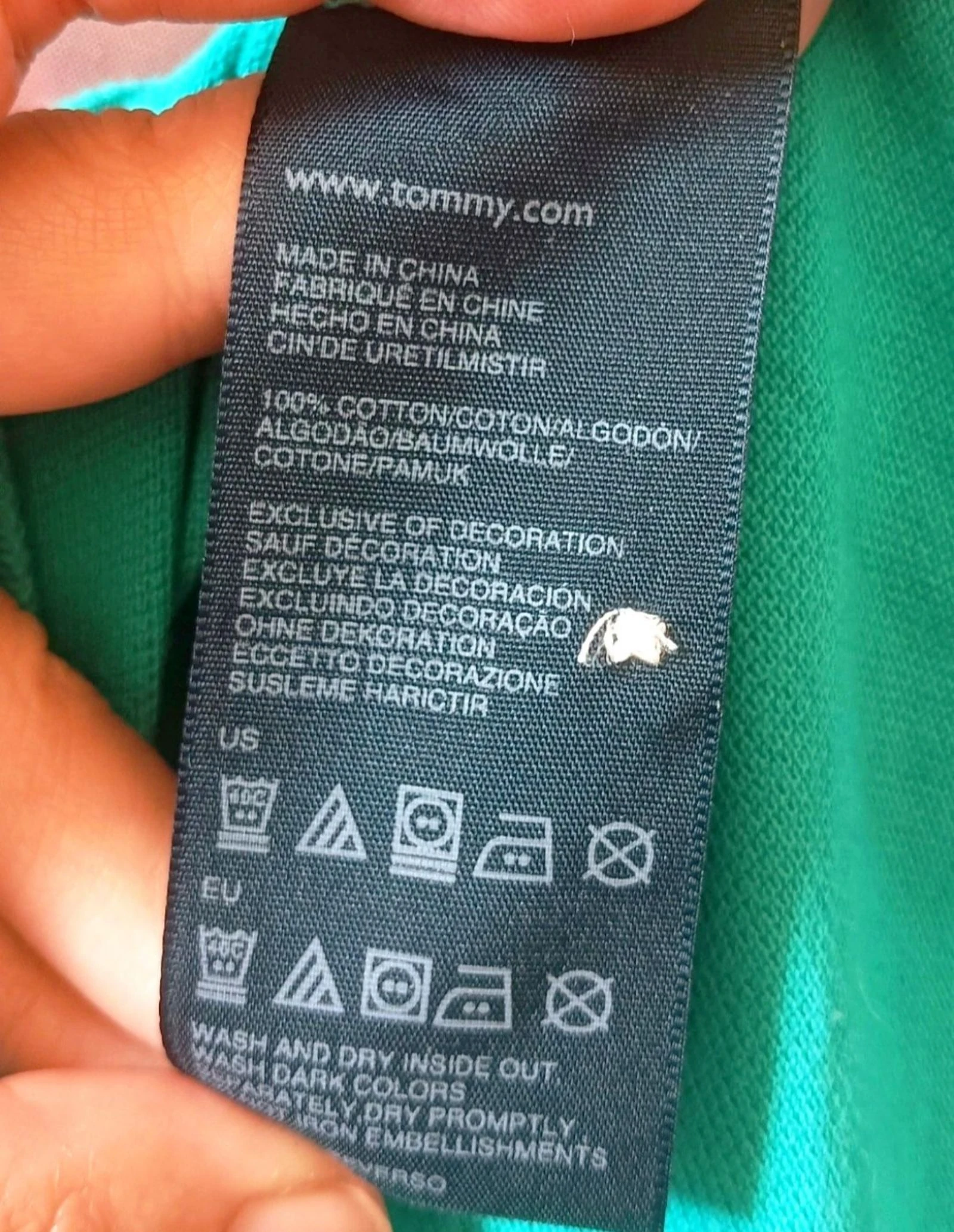 Tommy Hilfiger Polo Shirt California Special Edition 2013. Size S. green. vintage Premium. Big Logo. – photo 11